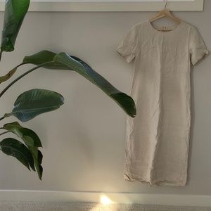 Vintage 100% linen dress